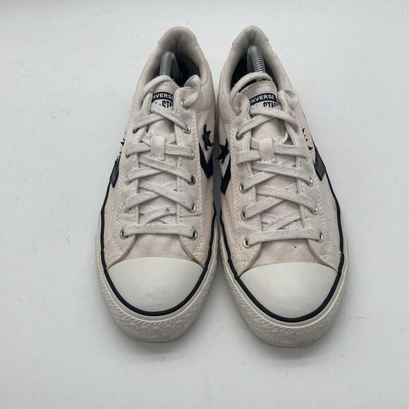 Mens Size 9 Converse Star Player Ox Reverse Terry 264476f White Sneakers Shoes - Picture 3 of 10